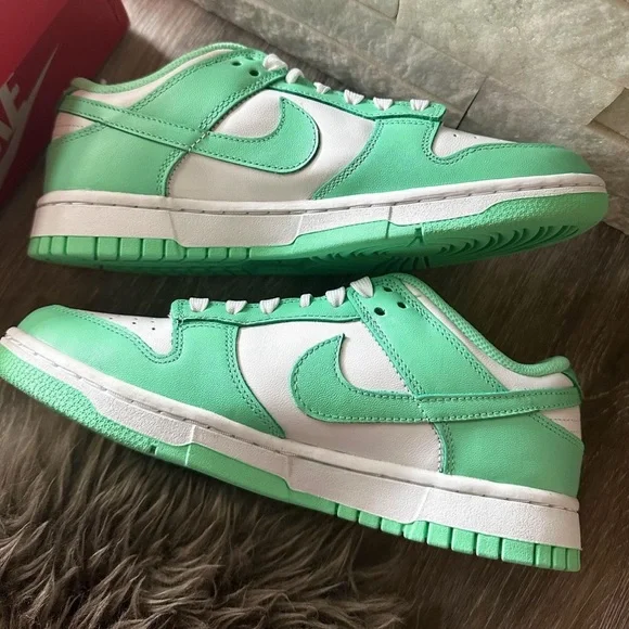 Nike | Shoes | New Womens Nike Dunk Low Green Glowsize 8  display picture 1